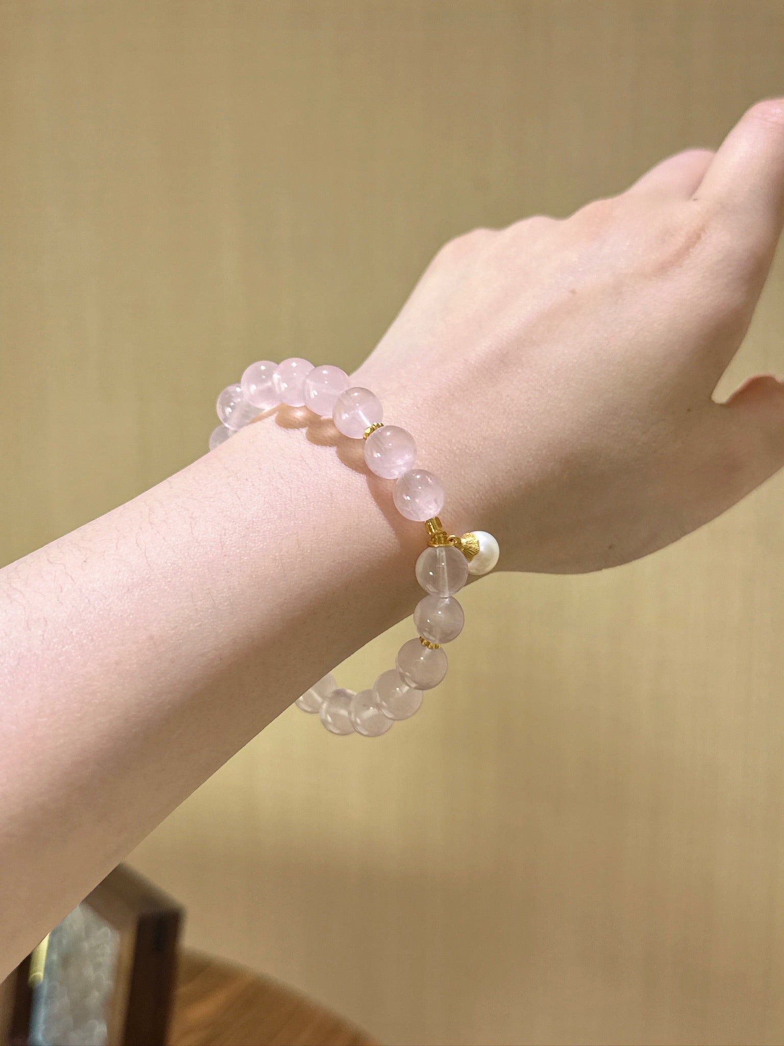 ▫️▪️ Pink crystal bracelet